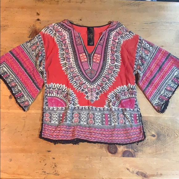 Free People Printed Summer Top - Picture 1 of 1